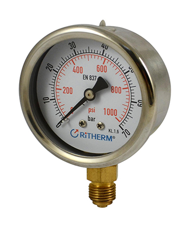 1200 Liquid filled pressure gauge