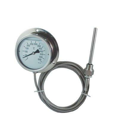 2400 Capillary all stainless  steel thermometer