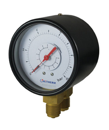 1600 Duplex pressure gauge