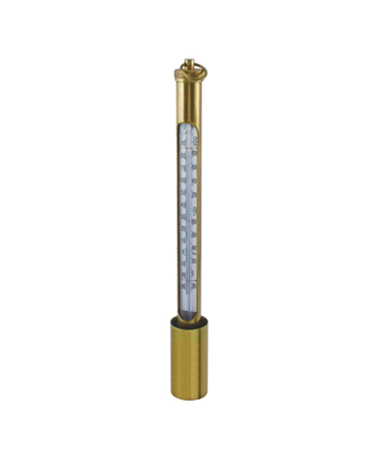 2128 Marine thermometer with brass case