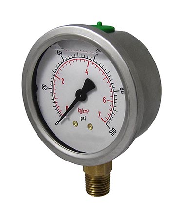 1204 Vibration proof pressure gauge