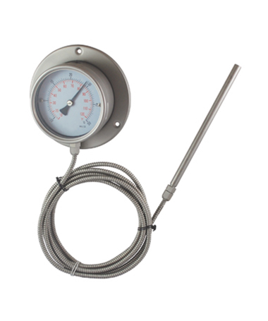 2405 Gas expansion thermometer  with spiral tube