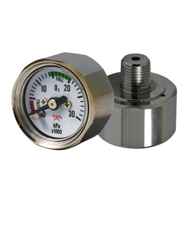 1183 Hexagon mini pressure gauge