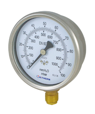 1408 Capsule low pressure gauge