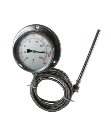 2420 Gas expansion thermometer with copper capillary