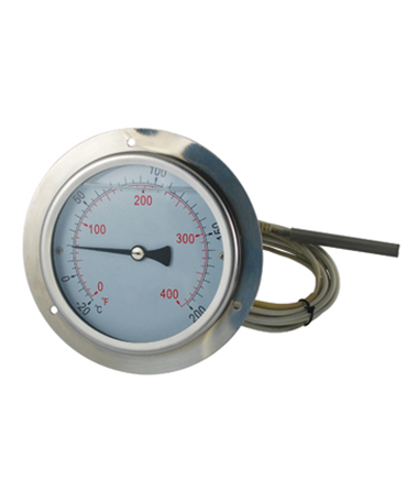 2421 Gas expansion thermometer with copper capillary