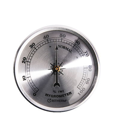 H001 analog wall clock thermometer thermo hygrometer