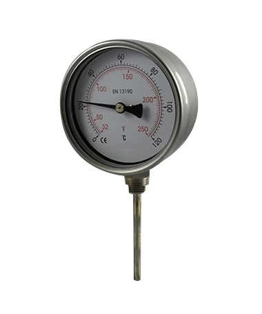 2324 All stainless steel  bimetal thermometer