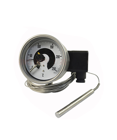 2406 Gas expansion thermometer  with electric contact